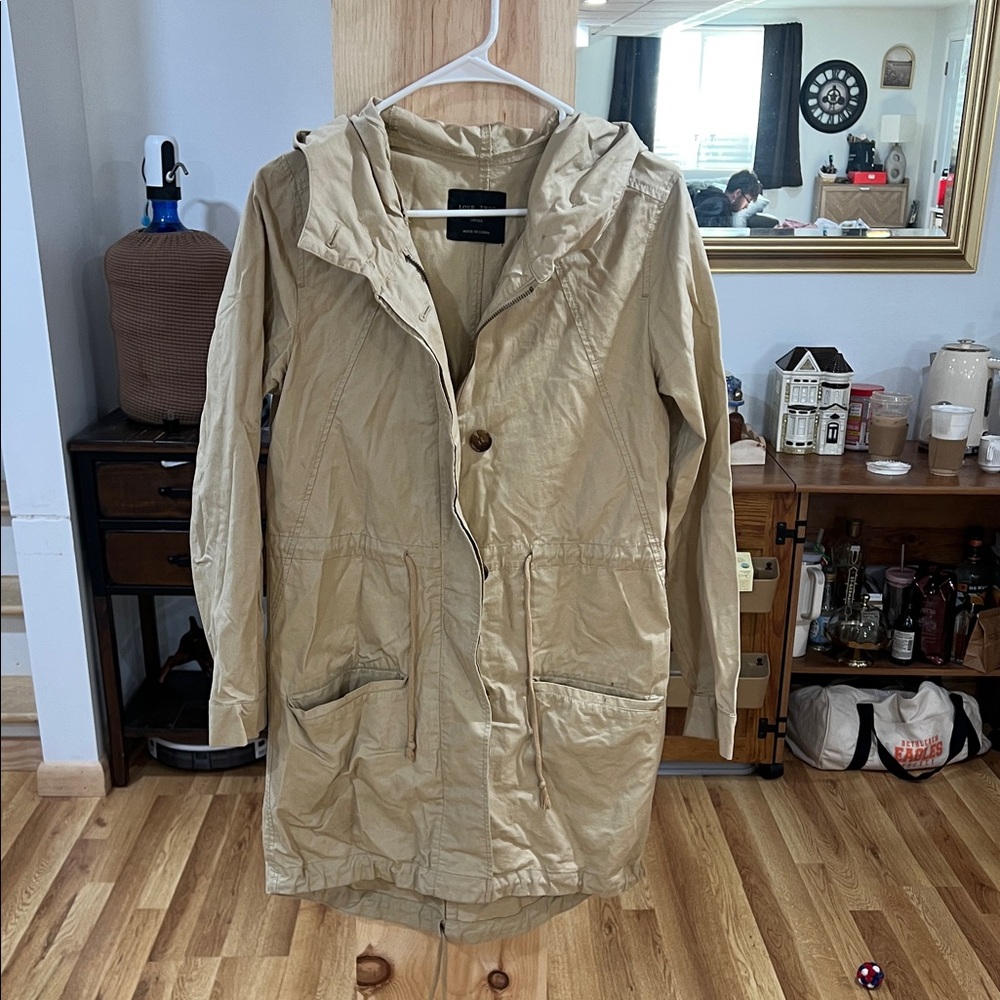 Love Tree Beige Hooded Jacket